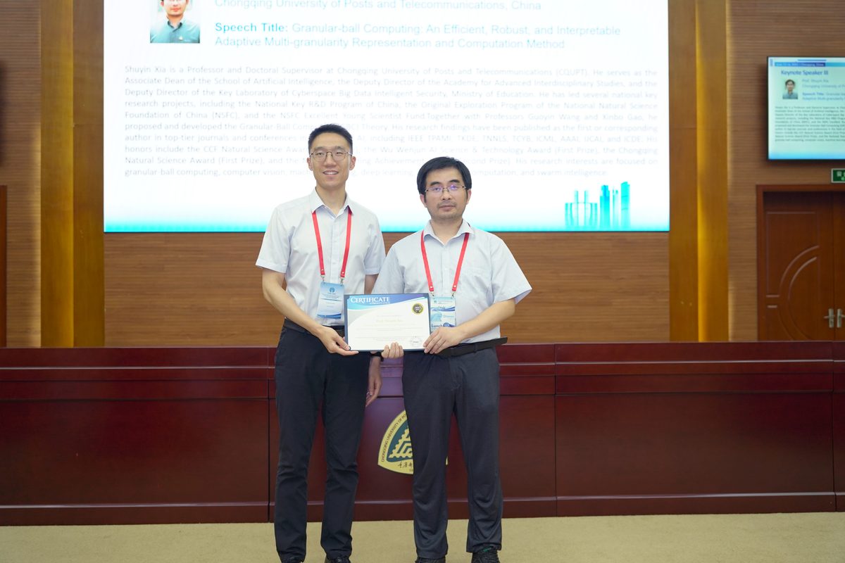 Keynote Memento — Prof. Shuyin Xia